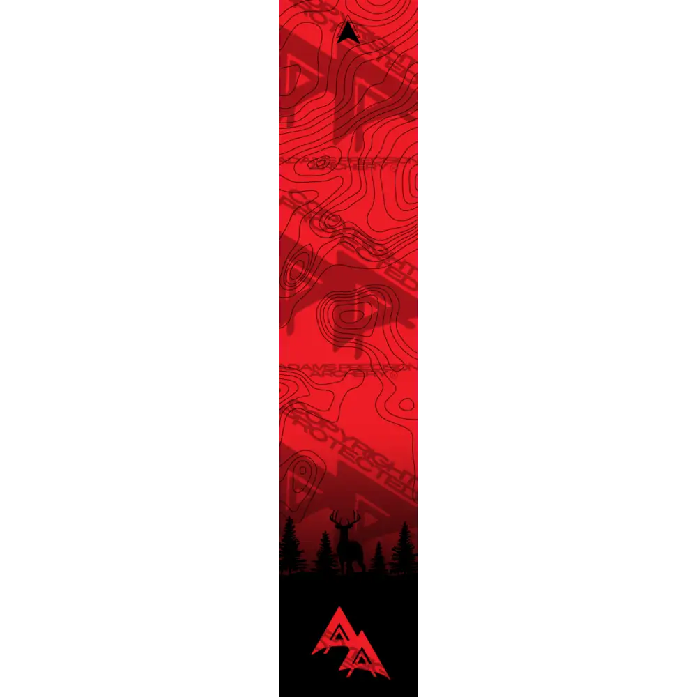 APA GAME SERIES MOONLIT TOPO FADE RED ARROW WRAP