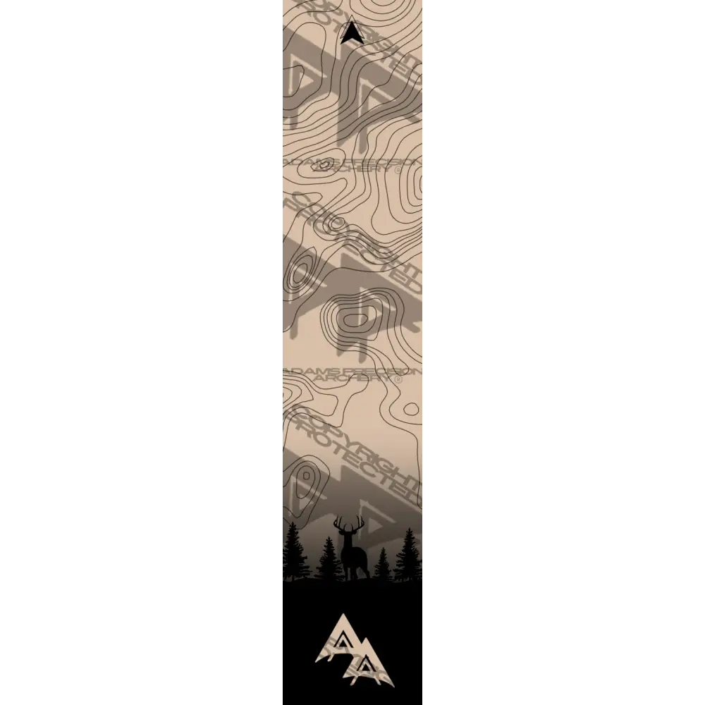 APA GAME SERIES MOONLIT TOPO FADE SAND ARROW WRAP