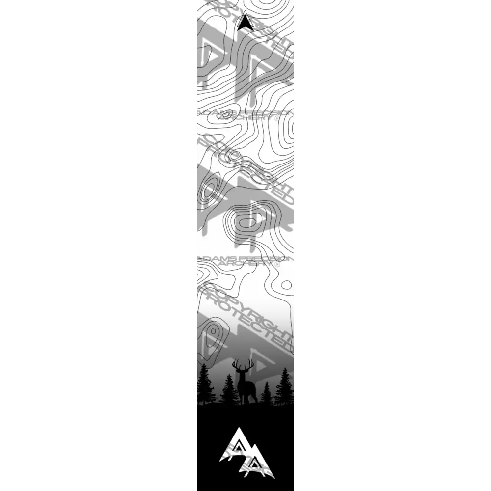 APA GAME SERIES MOONLIT TOPO FADE WHITE ARROW WRAP