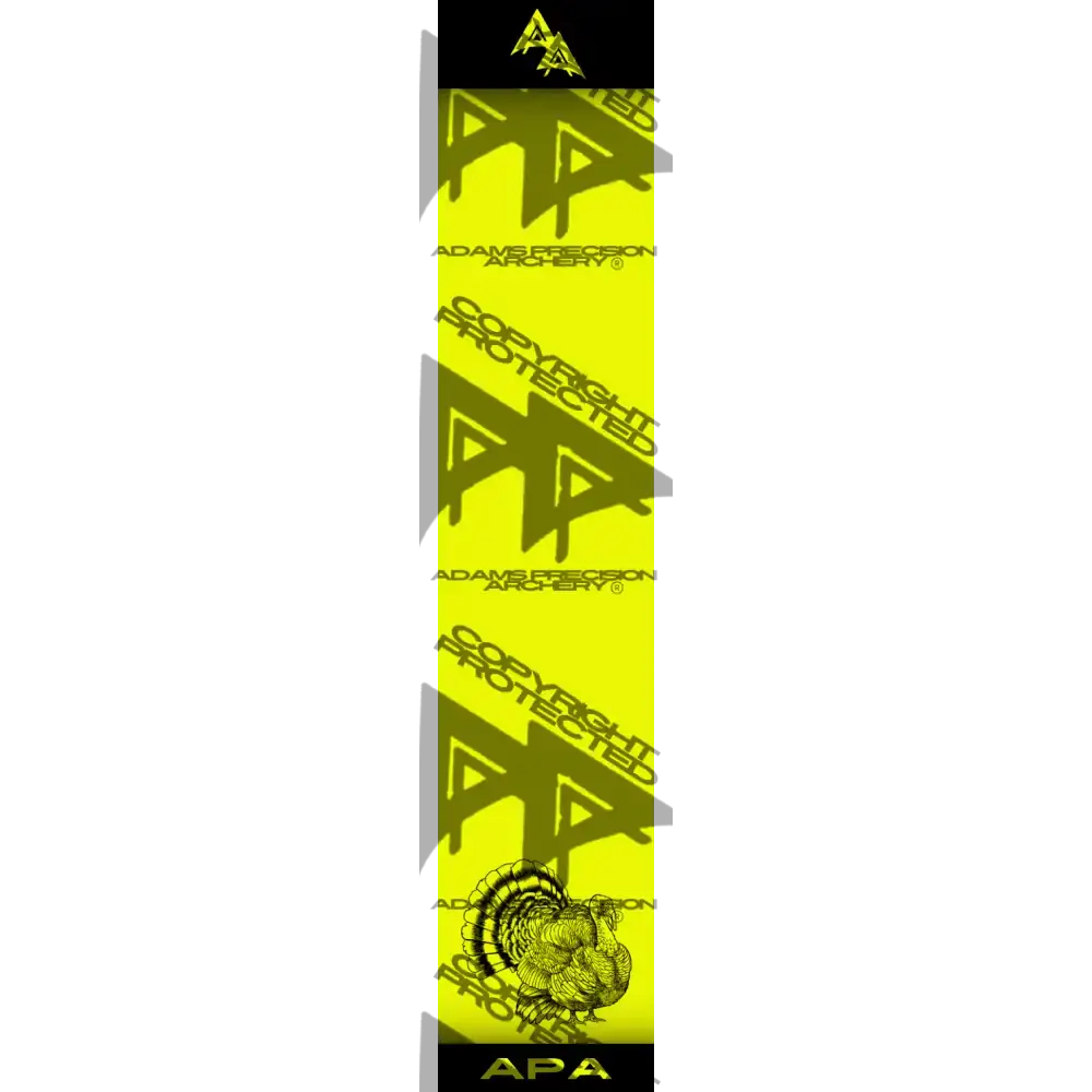 APA GAME SERIES TURKEY FLO YELLOW ARROW WRAP