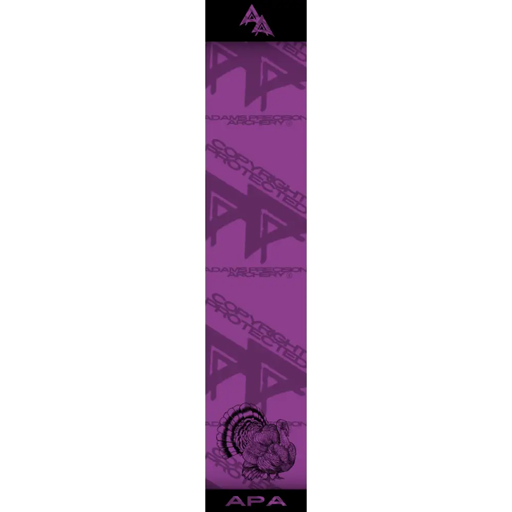 APA GAME SERIES TURKEY PURPLE ARROW WRAP