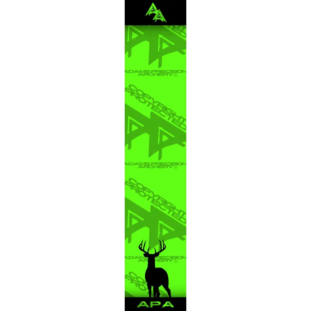 APA GAME SERIES WHITETAIL FLO GREEN ARROW WRAP