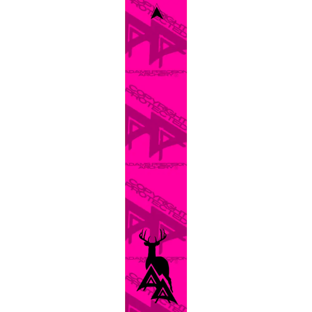 APA GAME SERIES WHITETAIL FLO PINK ARROW WRAP FLUORESCENT / TRADITIONAL