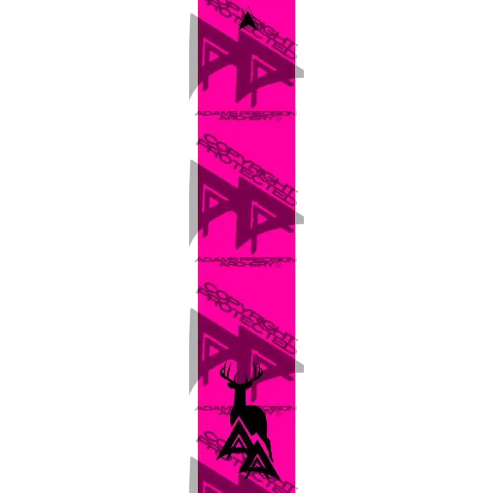APA GAME SERIES WHITETAIL FLO PINK ARROW WRAP FLUORESCENT / TRADITIONAL