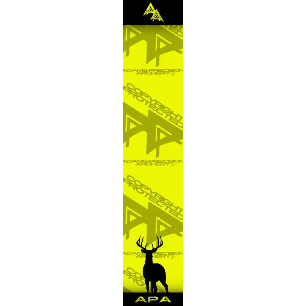 APA GAME SERIES WHITETAIL FLO YELLOW ARROW WRAP