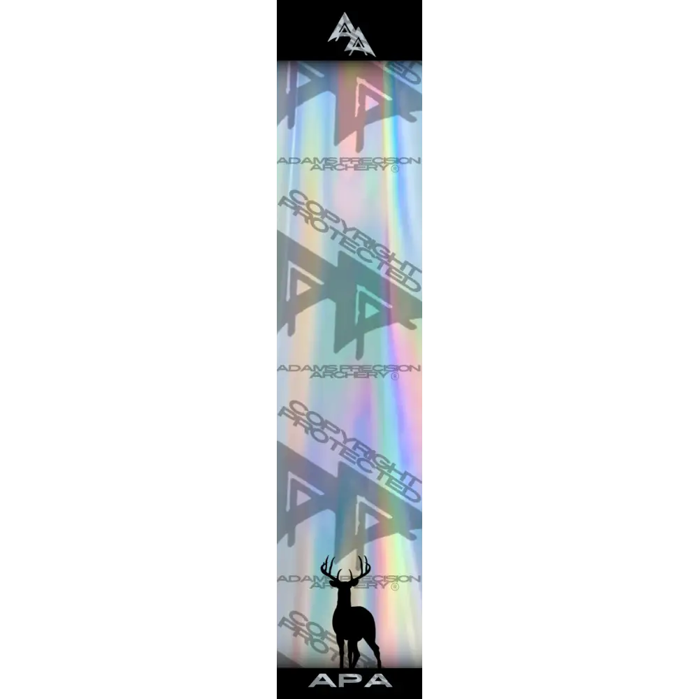 APA GAME SERIES WHITETAIL HOLOGRAPHIC ARROW WRAP  / TRADITIONAL