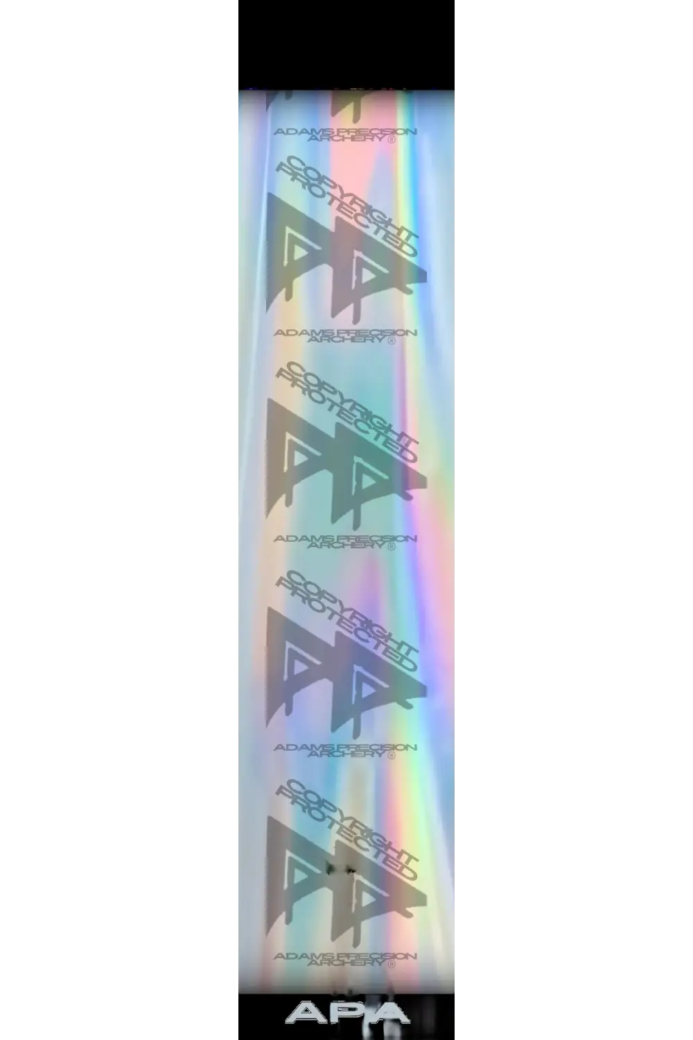 APA GAME SERIES WHITETAIL HOLOGRAPHIC ARROW WRAP / TRADITIONAL