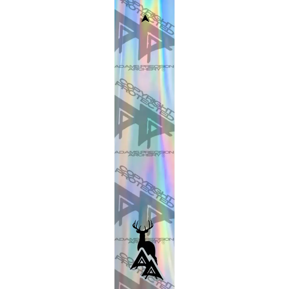 APA GAME SERIES WHITETAIL HOLOGRAPHIC ARROW WRAP