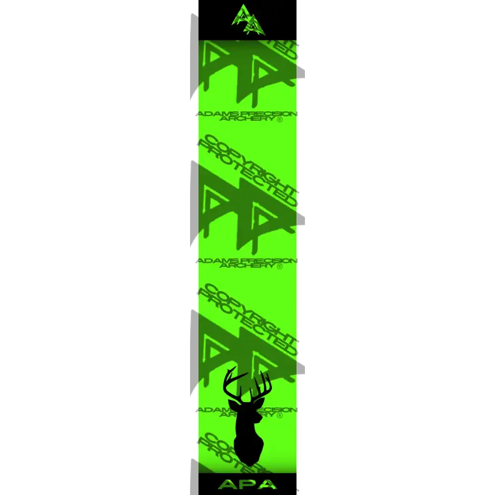 APA GAME SERIES WHITETAIL MOUNT FLO GREEN ARROW WRAP