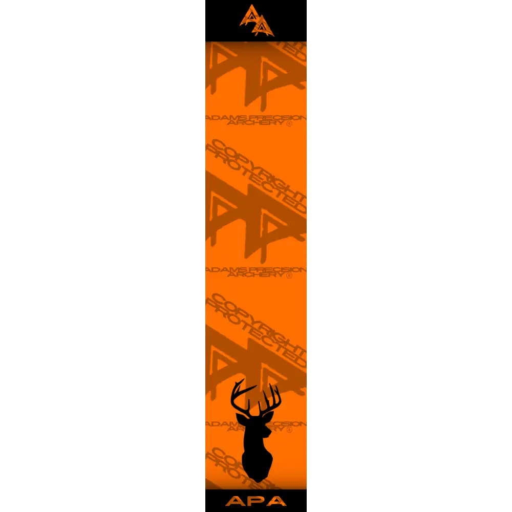 APA GAME SERIES WHITETAIL MOUNT FLO ORANGE ARROW WRAP