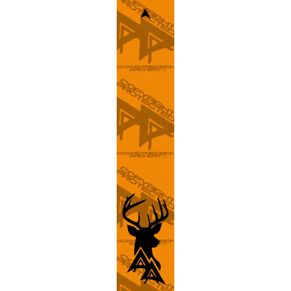 APA GAME SERIES WHITETAIL MOUNT FLO ORANGE ARROW WRAP FLUORESCENT / TRADITIONAL