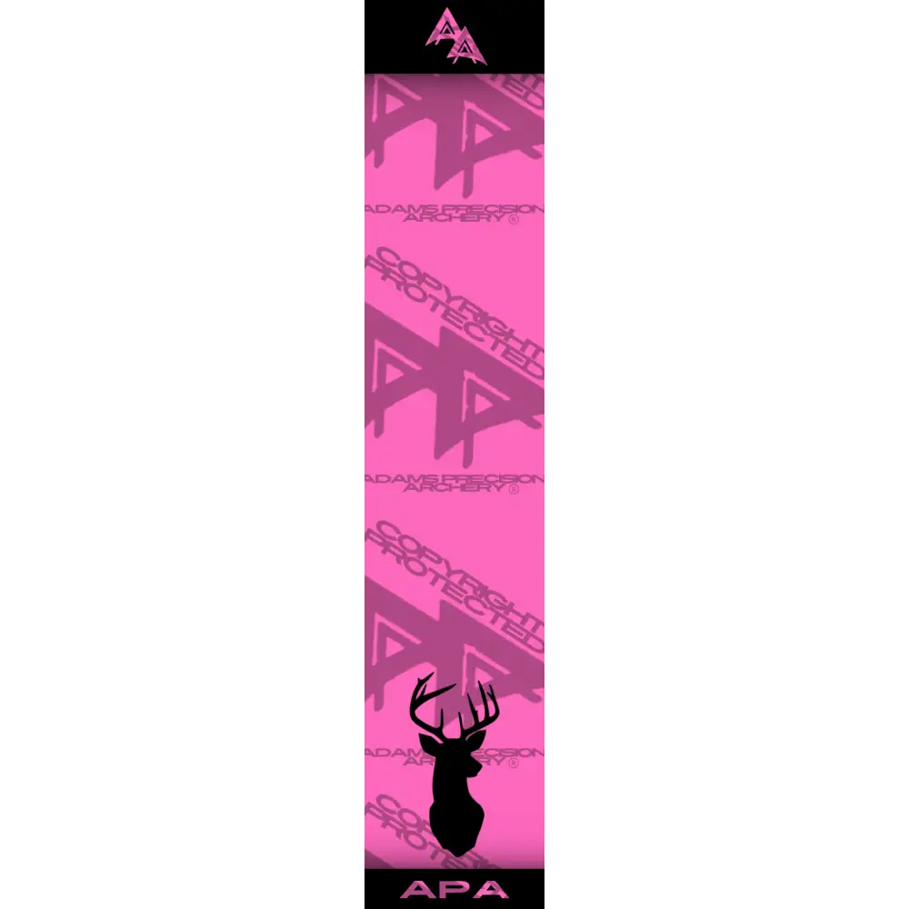 APA GAME SERIES WHITETAIL MOUNT FLO PINK ARROW WRAP
