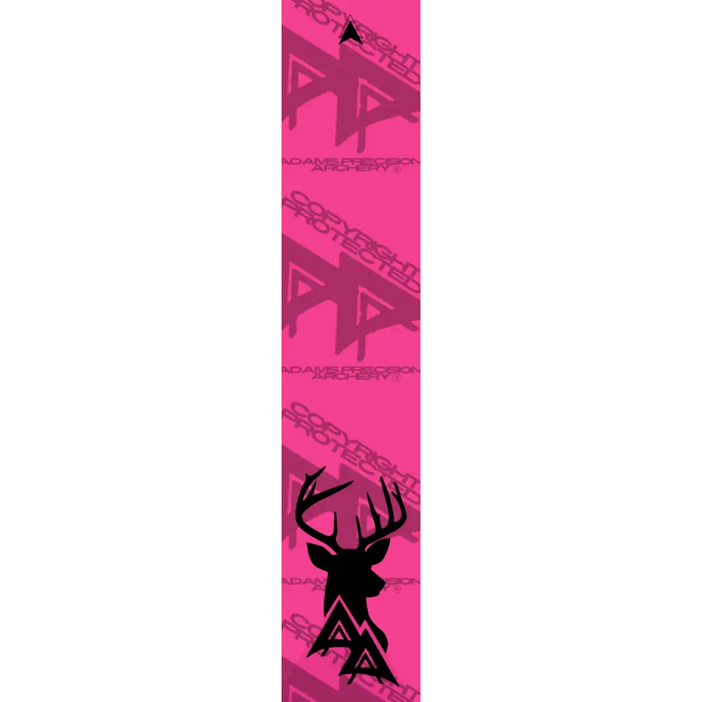 APA GAME SERIES WHITETAIL MOUNT FLO PINK ARROW WRAP FLUORESCENT / TRADITIONAL