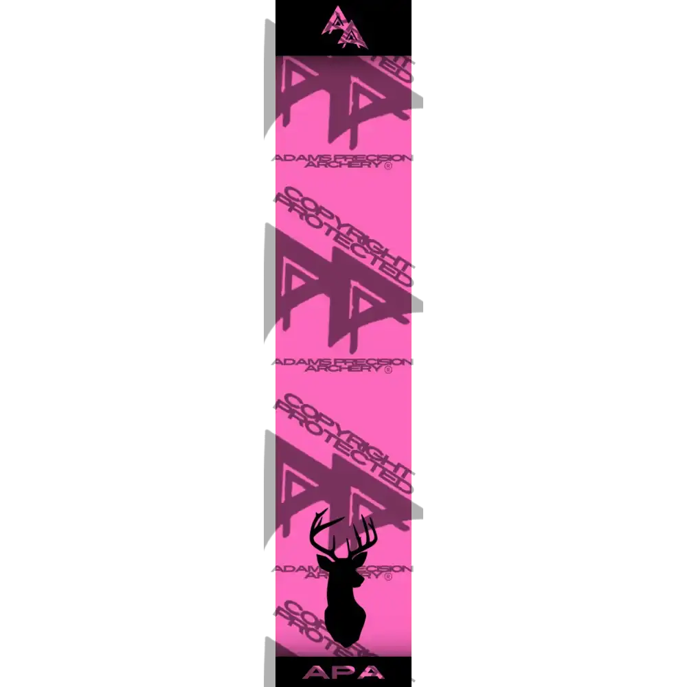 APA GAME SERIES WHITETAIL MOUNT FLO PINK ARROW WRAP