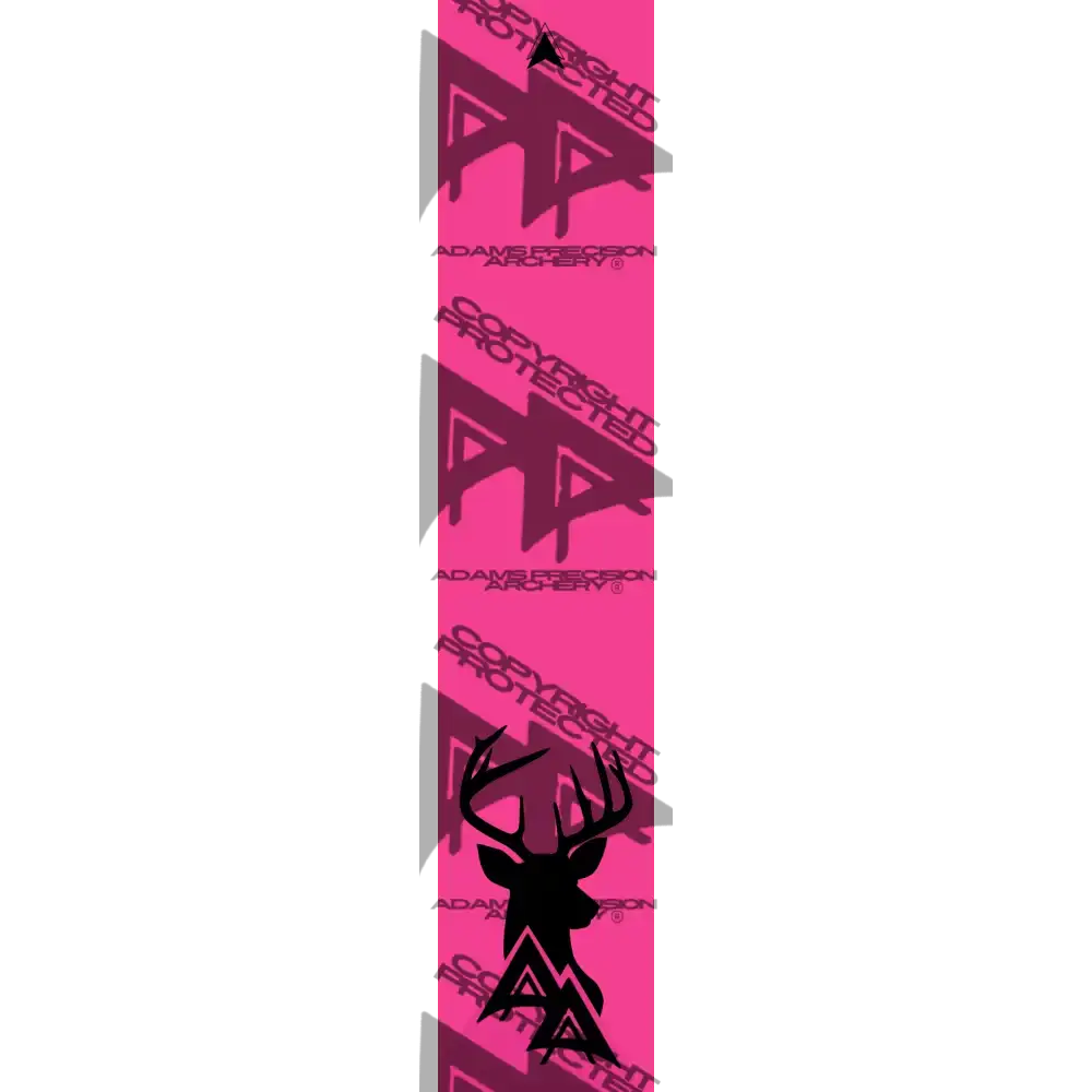 APA GAME SERIES WHITETAIL MOUNT FLO PINK ARROW WRAP FLUORESCENT / TRADITIONAL