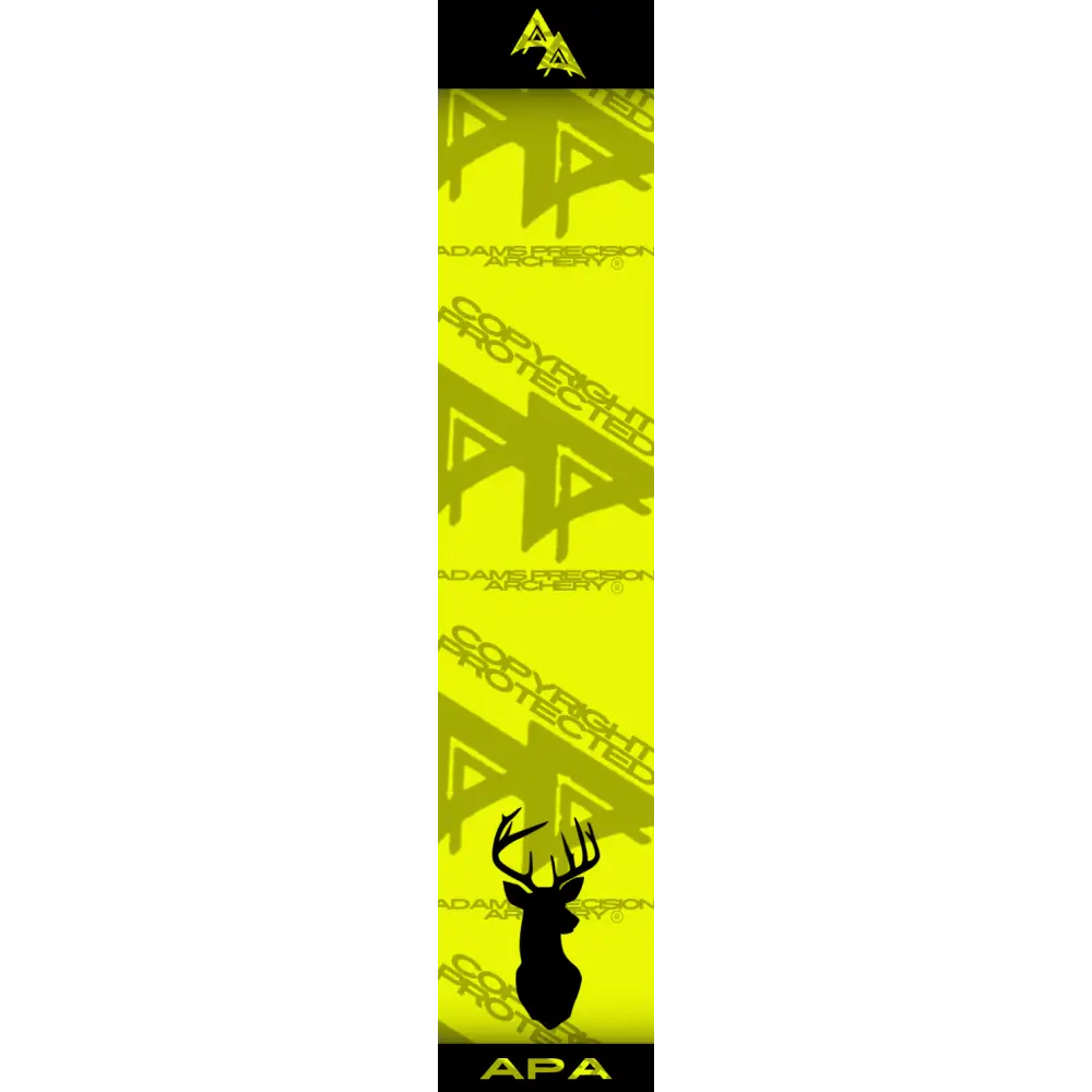 APA GAME SERIES WHITETAIL MOUNT FLO YELLOW ARROW WRAP