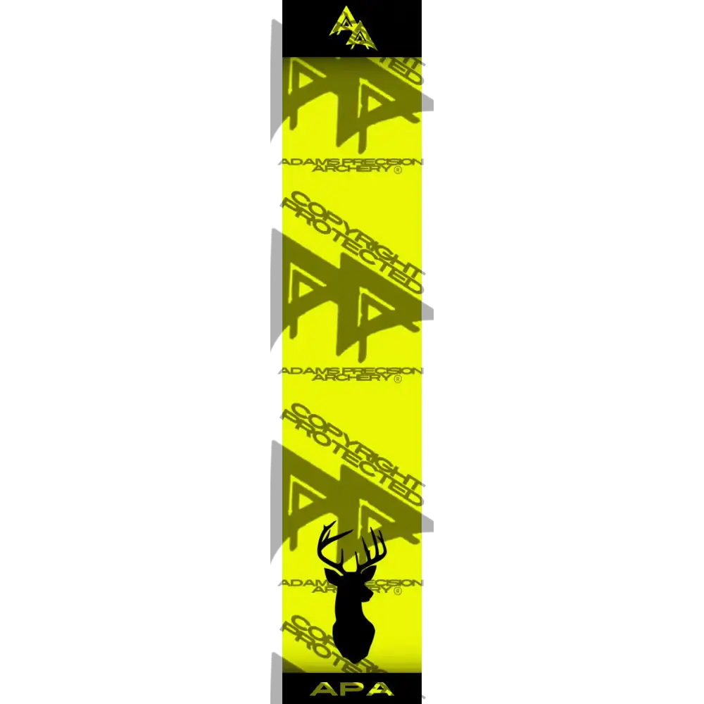APA GAME SERIES WHITETAIL MOUNT FLO YELLOW ARROW WRAP
