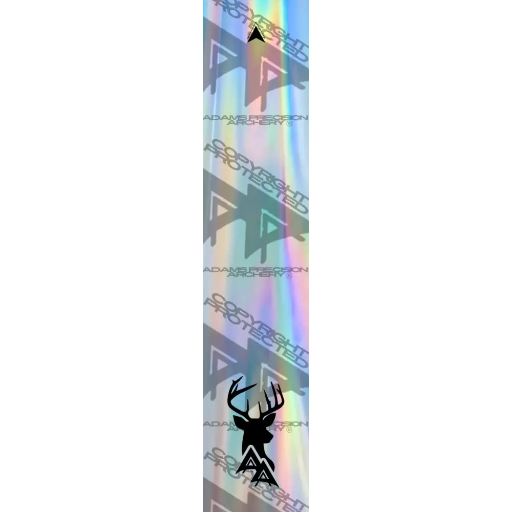 APA GAME SERIES WHITETAIL MOUNT HOLOGRAPHIC ARROW WRAP