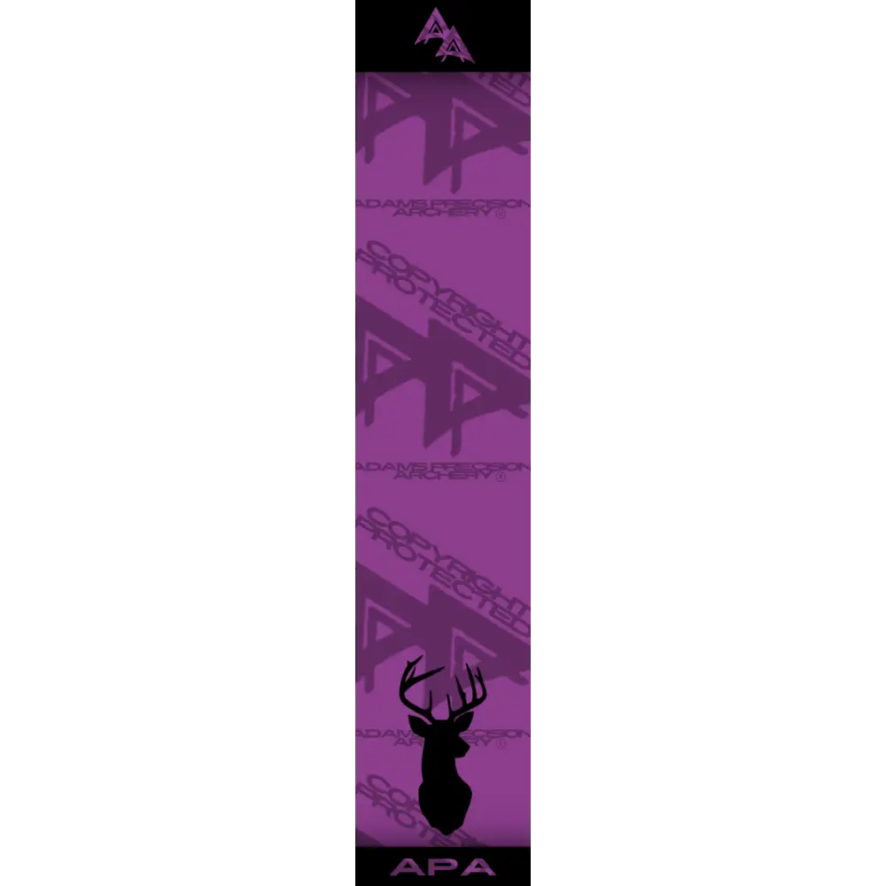 APA GAME SERIES WHITETAIL MOUNT PURPLE ARROW WRAP