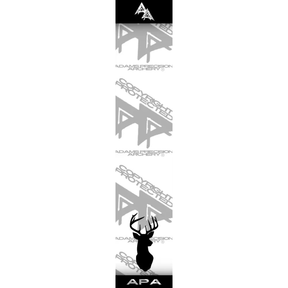 APA GAME SERIES WHITETAIL MOUNT WHITE ARROW WRAP