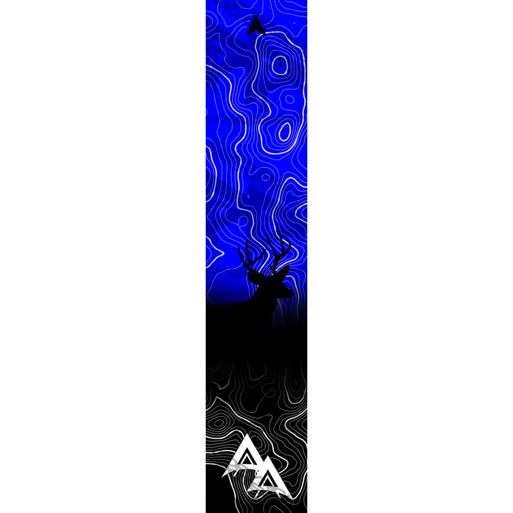 APA GAME SERIES WHITETAIL TOPO FADE BLUE ARROW WRAP