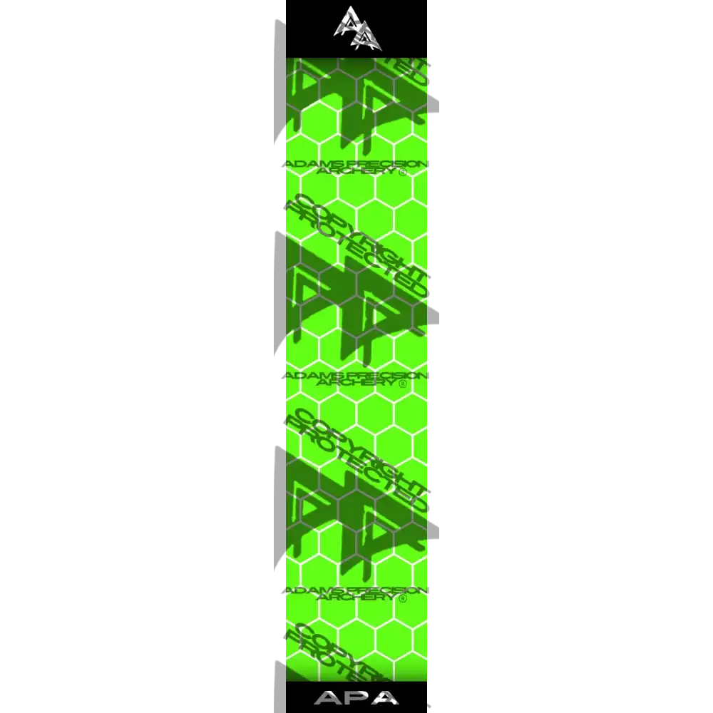 APA GREEN FILLED HEX SERIES ARROW WRAP MATTE (STANDARD) APA HEX SERIES