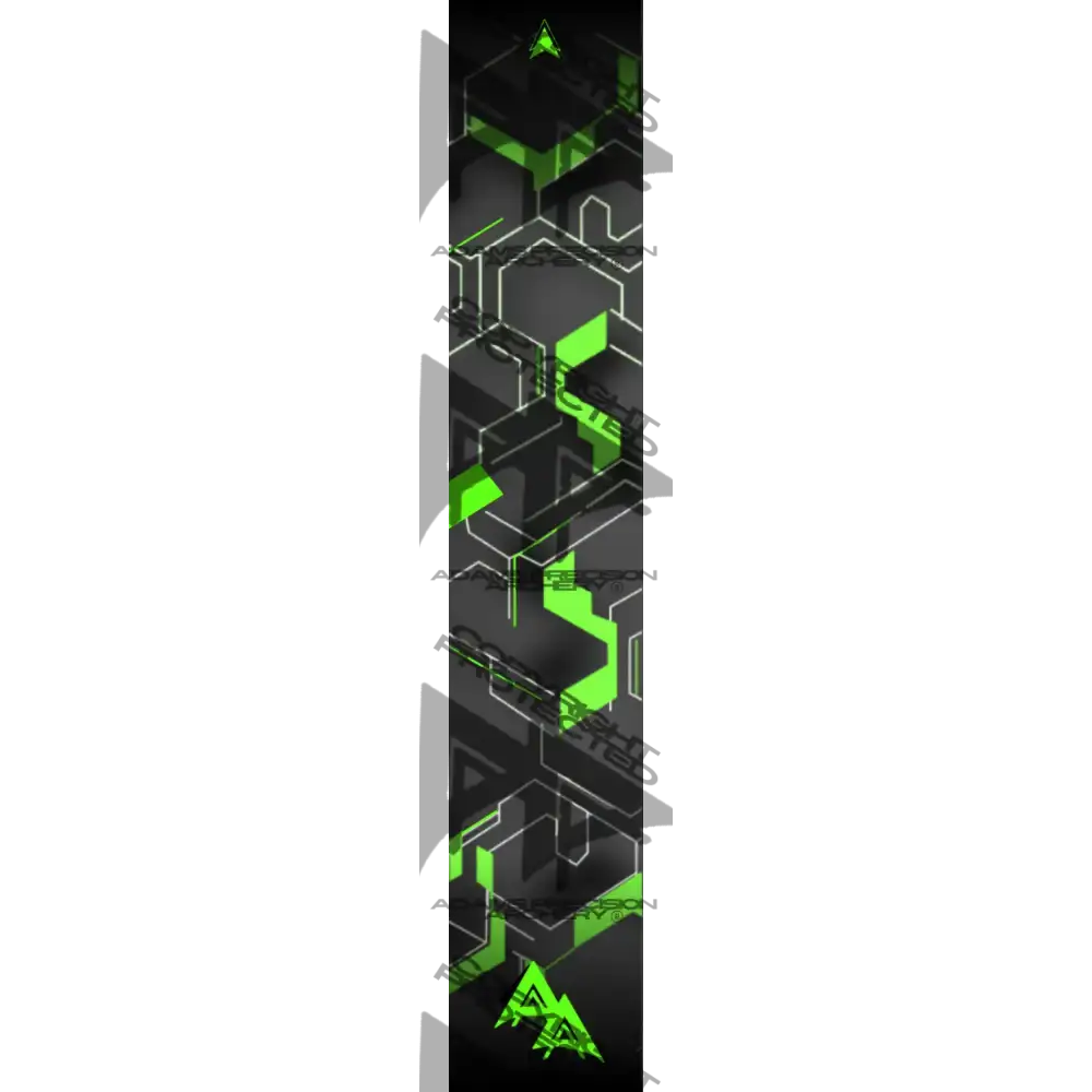 APA HEX CAMO SERIES ARROW WRAPS - GREEN