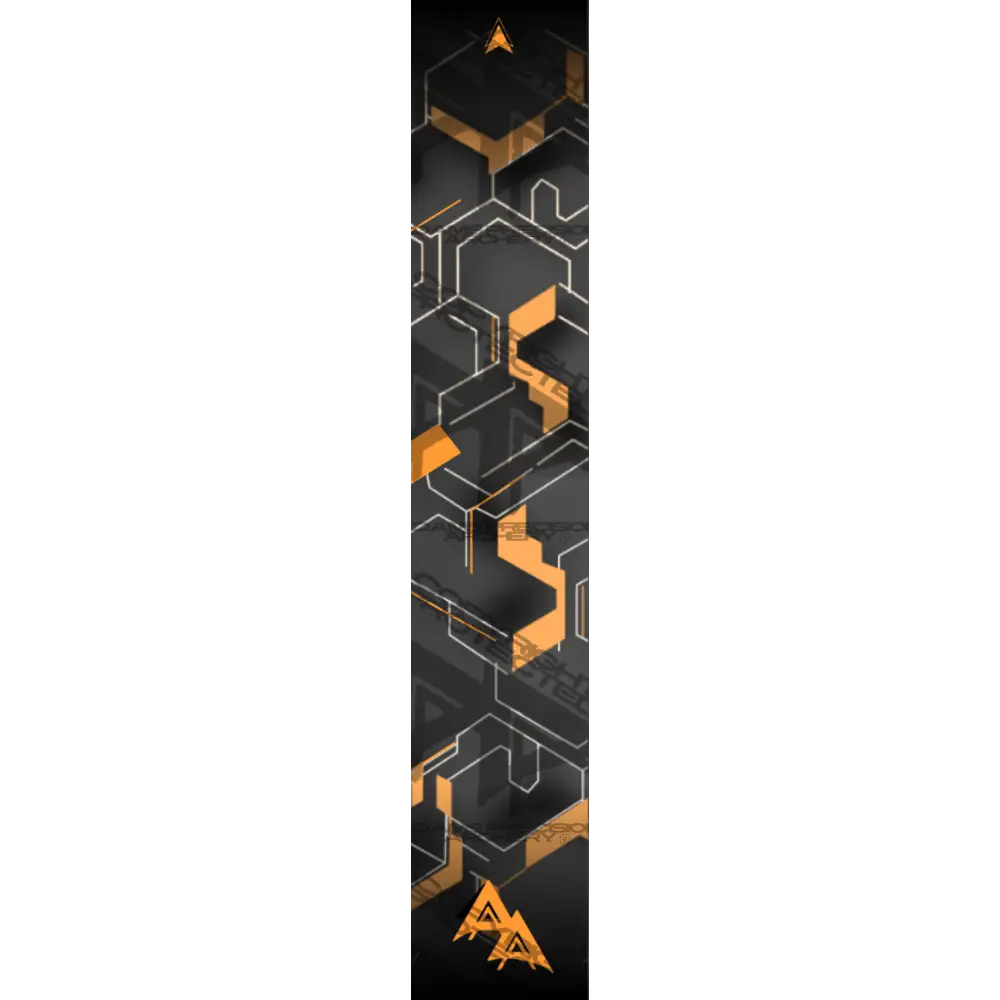 APA HEX CAMO SERIES ARROW WRAPS - ORANGE
