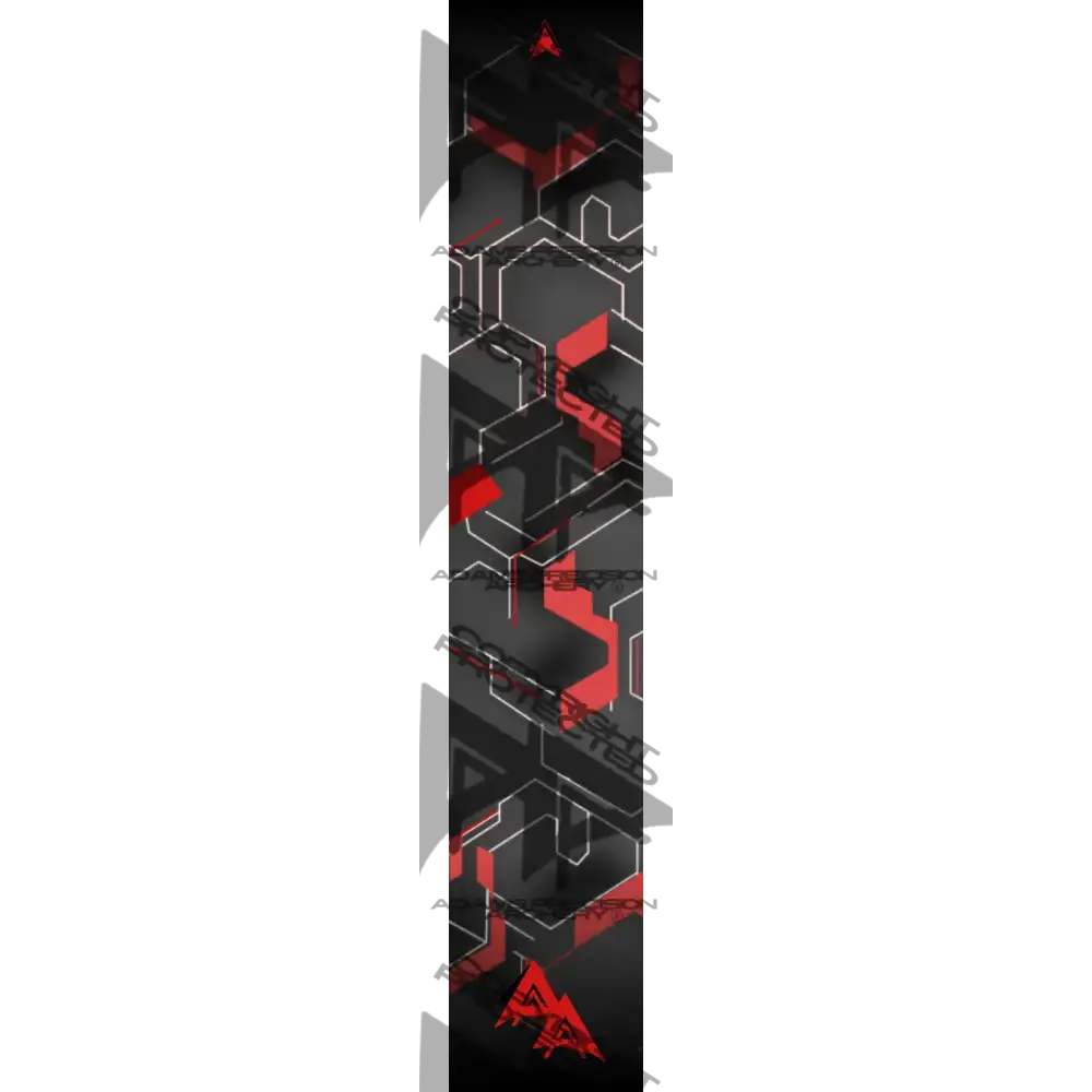 APA HEX CAMO SERIES ARROW WRAPS - RED