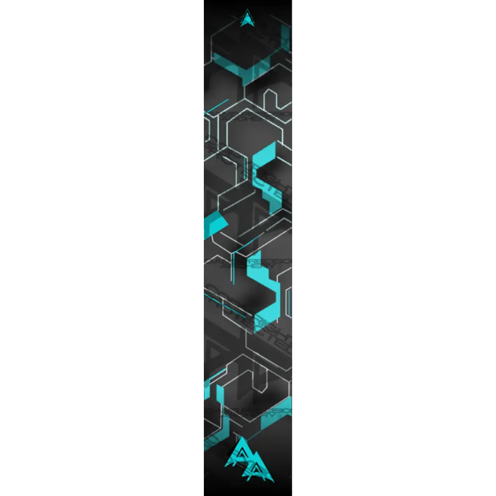 APA HEX CAMO SERIES ARROW WRAPS - TEAL