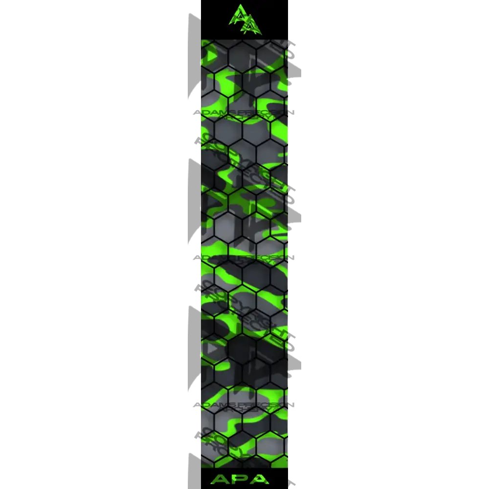APA HEX DUCK CAMO SERIES ARROW WRAPS - GREEN
