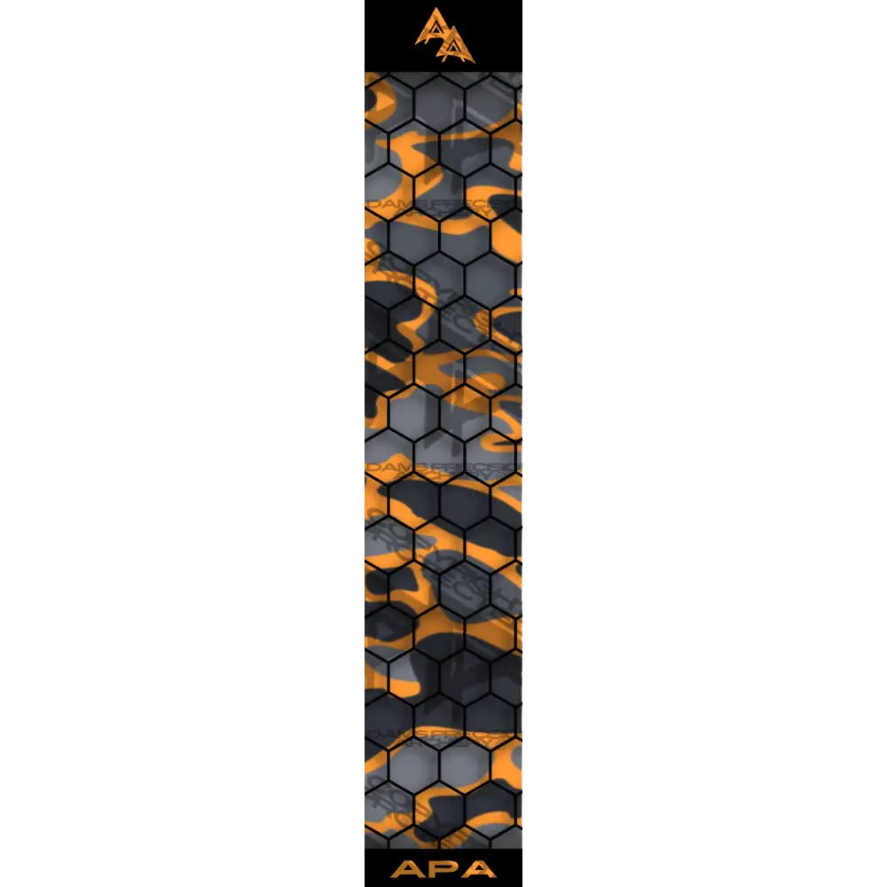 APA HEX DUCK CAMO SERIES ARROW WRAPS - ORANGE