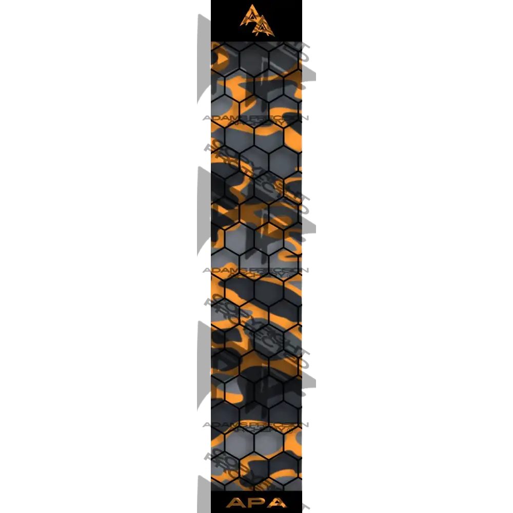 APA HEX DUCK CAMO SERIES ARROW WRAPS - ORANGE