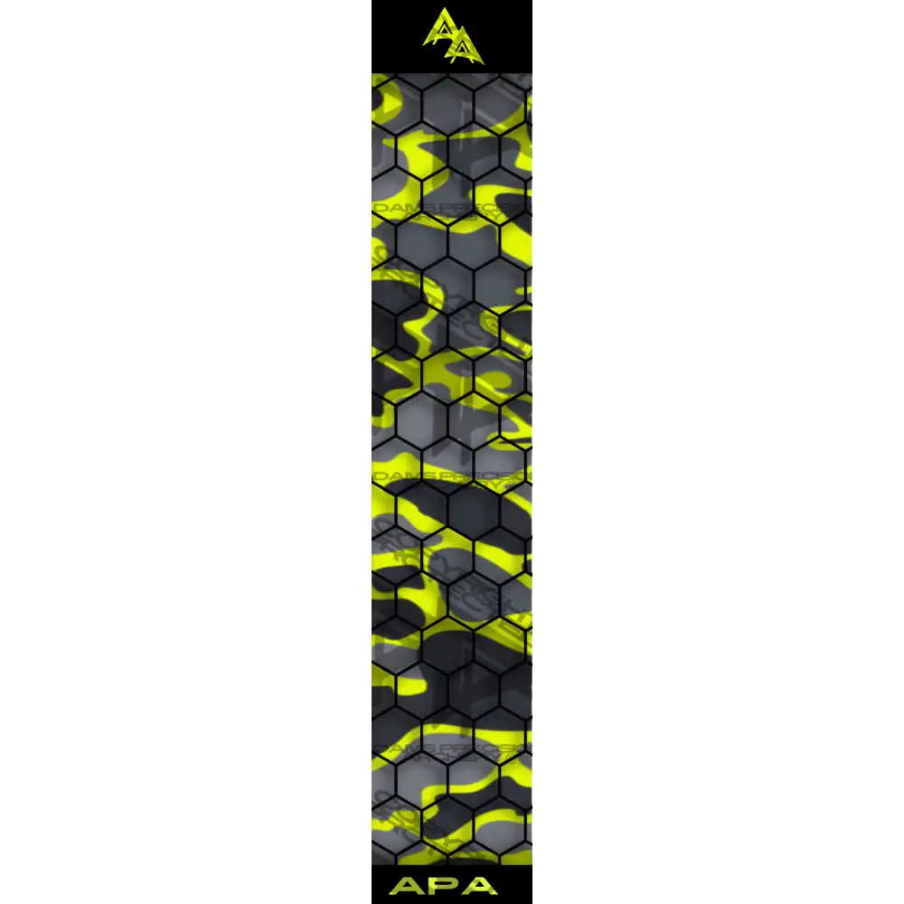 APA HEX DUCK CAMO SERIES ARROW WRAPS - YELLOW