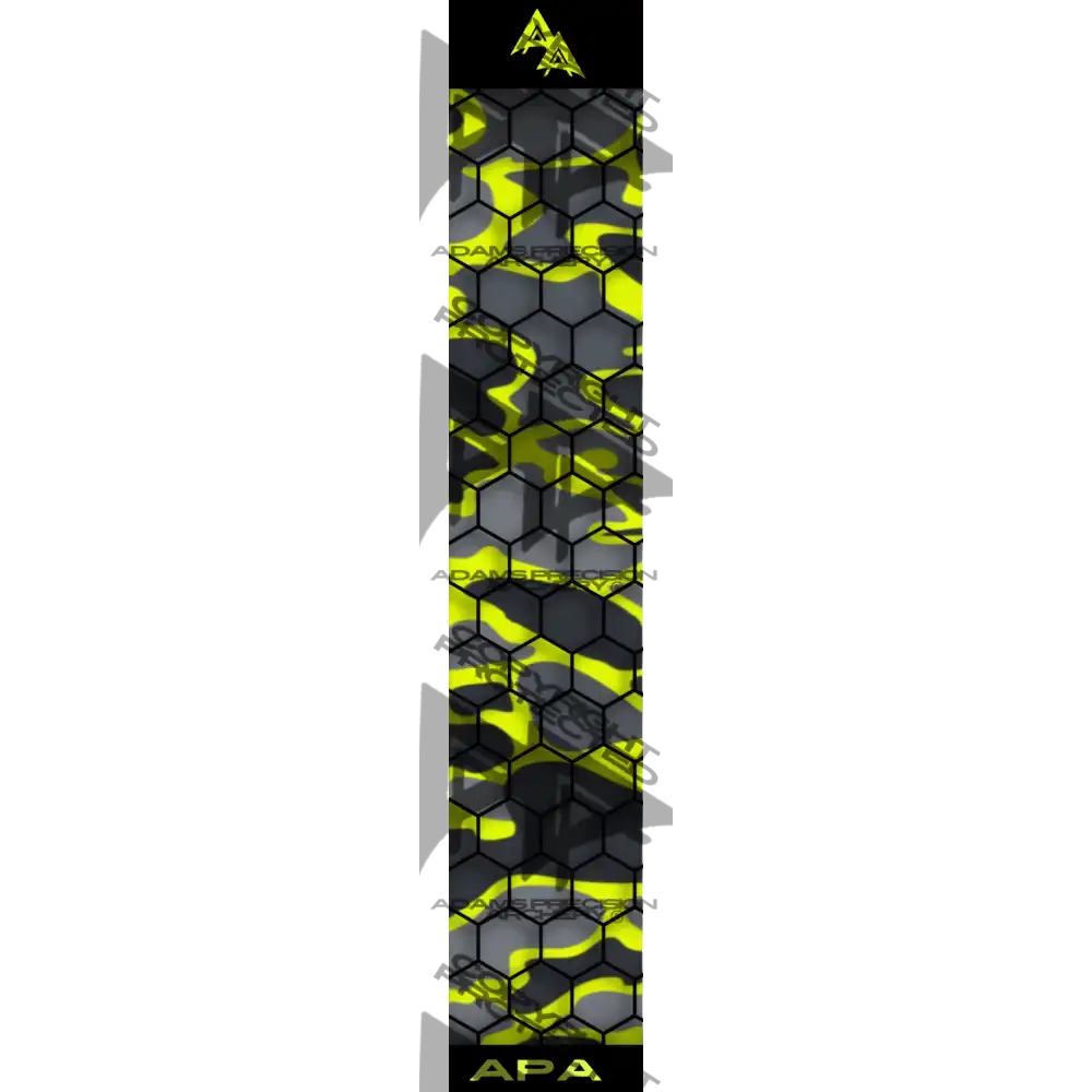 APA HEX DUCK CAMO SERIES ARROW WRAPS - YELLOW