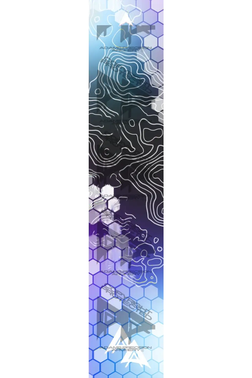 APA HEXFLOW SERIES ARROW WRAPS - DARK VIOLET