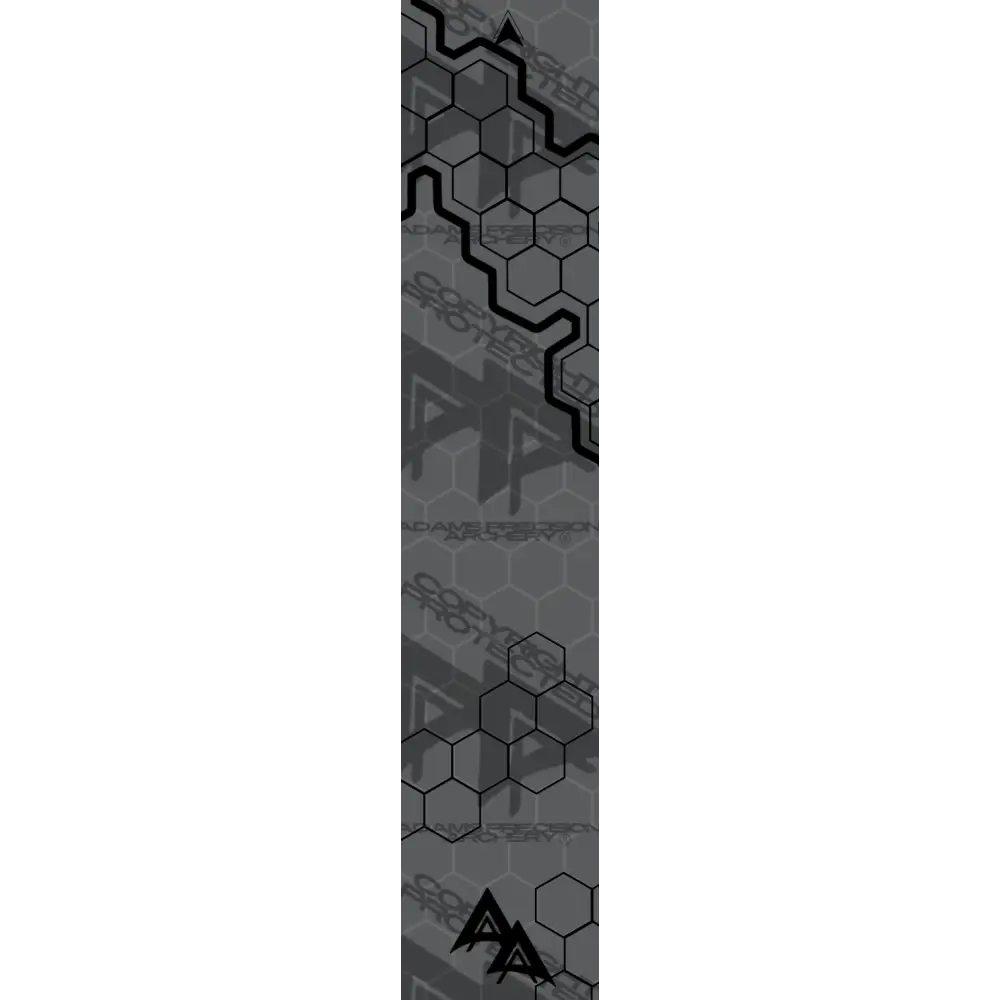 APA HOLE PUNCH HEX SERIES ARROW WRAPS - BLACK MATTE (STANDARD)