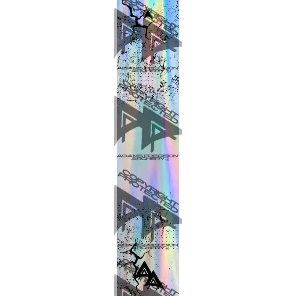 APA TOPO HOLOGRAPHIC ARROW WRAP  / BANDED ARROW WRAPS