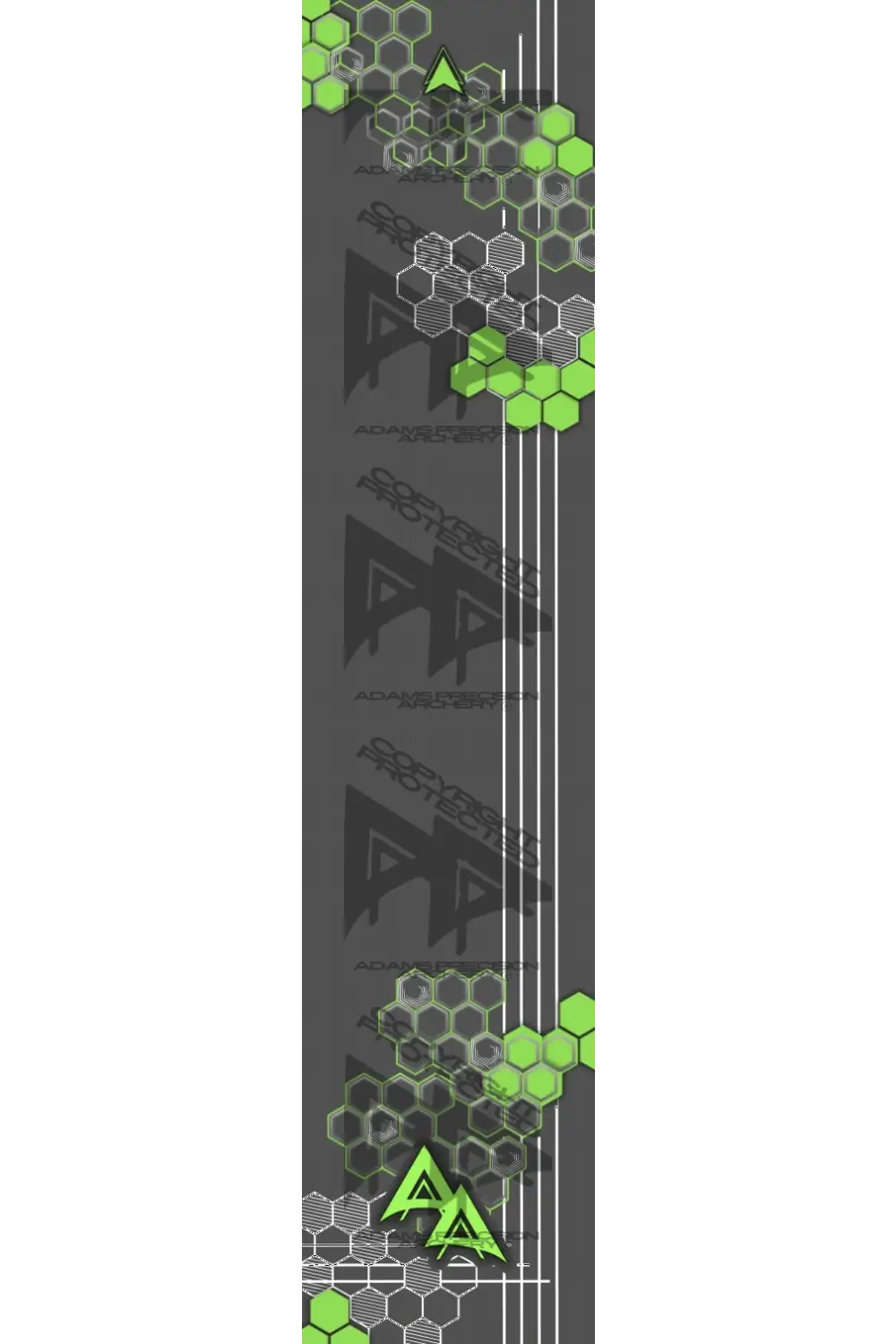 APA HONEYCOMB HEX SERIES ARROW WRAPS - GREEN