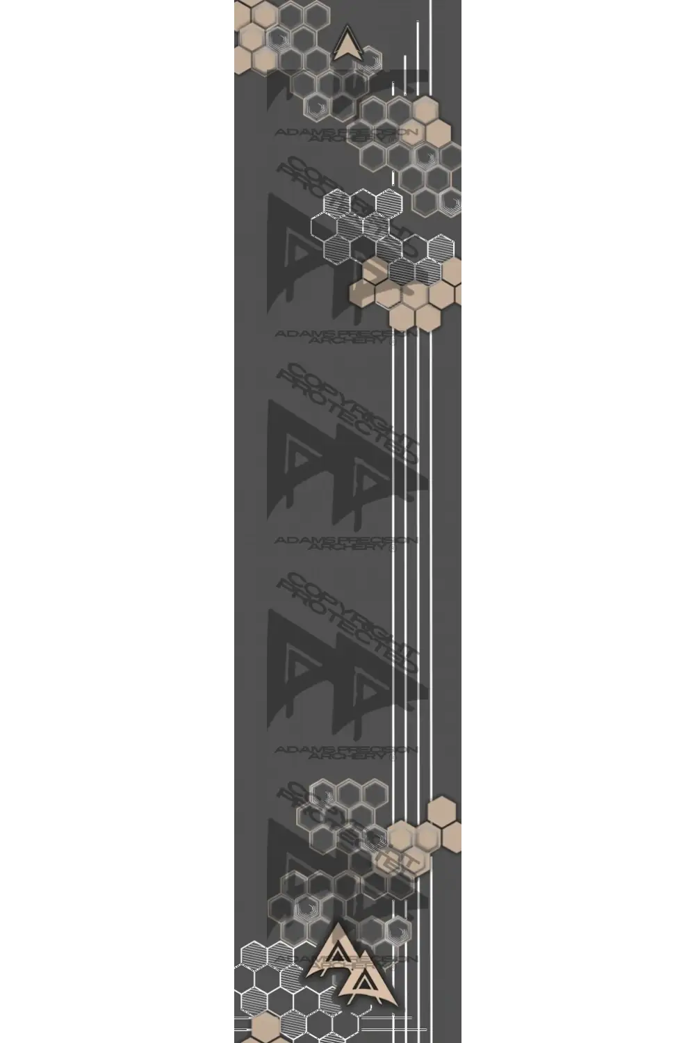 APA HONEYCOMB HEX SERIES ARROW WRAPS - SAND