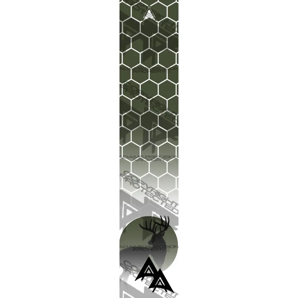 APA HONEYCOMB MOON SERIES ARROW WRAPS - WHITETAIL