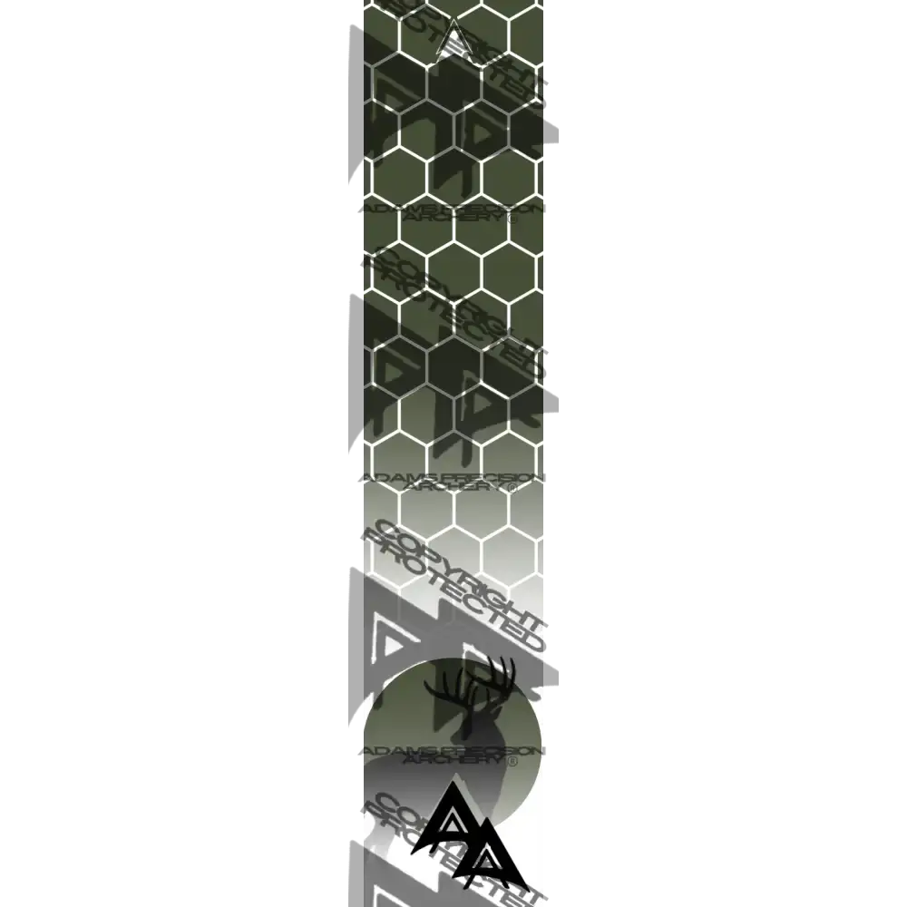 APA HONEYCOMB MOON SERIES ARROW WRAPS - WHITETAIL