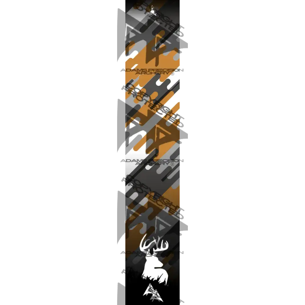 APA JIGSAW CAMO SERIES - WHITETAIL ARROW WRAPS - BURNT ORANGE