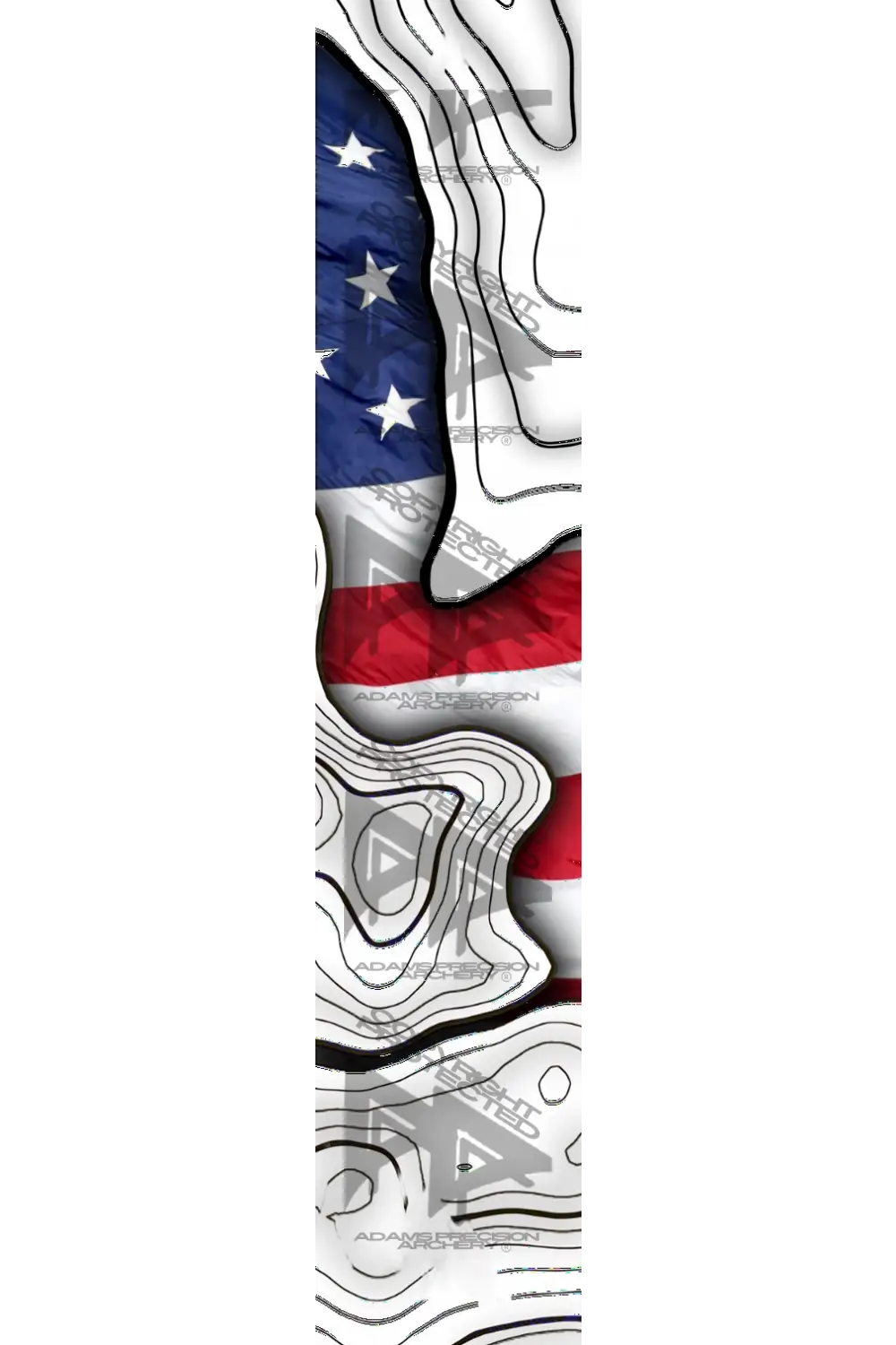 APA LAKE TOPO SERIES ARROW WRAPS - AMERICAN FLAG