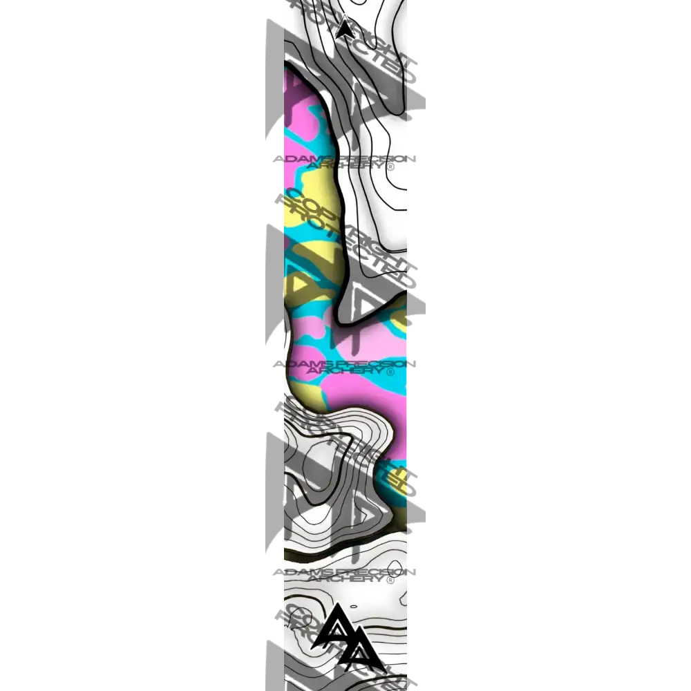 APA LAKE TOPO SERIES ARROW WRAPS - DUCK CAMO - COTTON CANDY