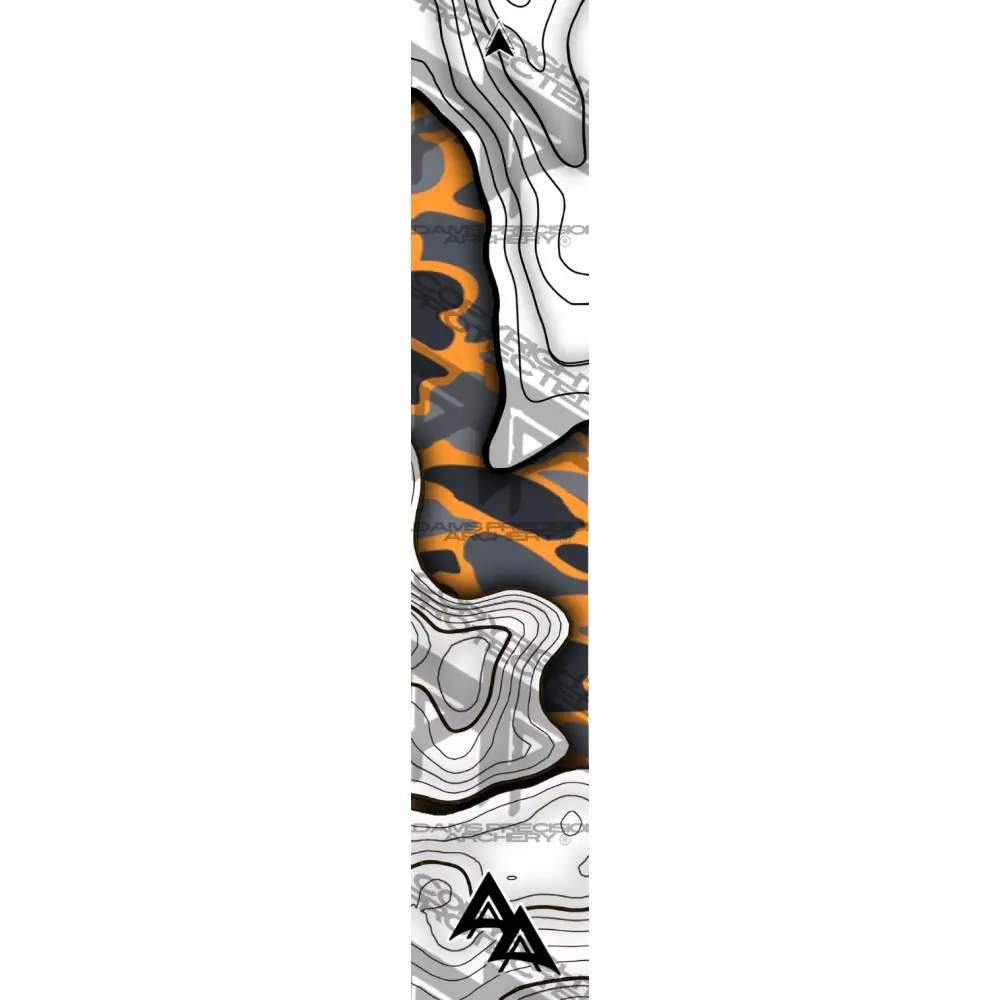 APA LAKE TOPO SERIES ARROW WRAPS - DUCK CAMO - GREY/ORANGE