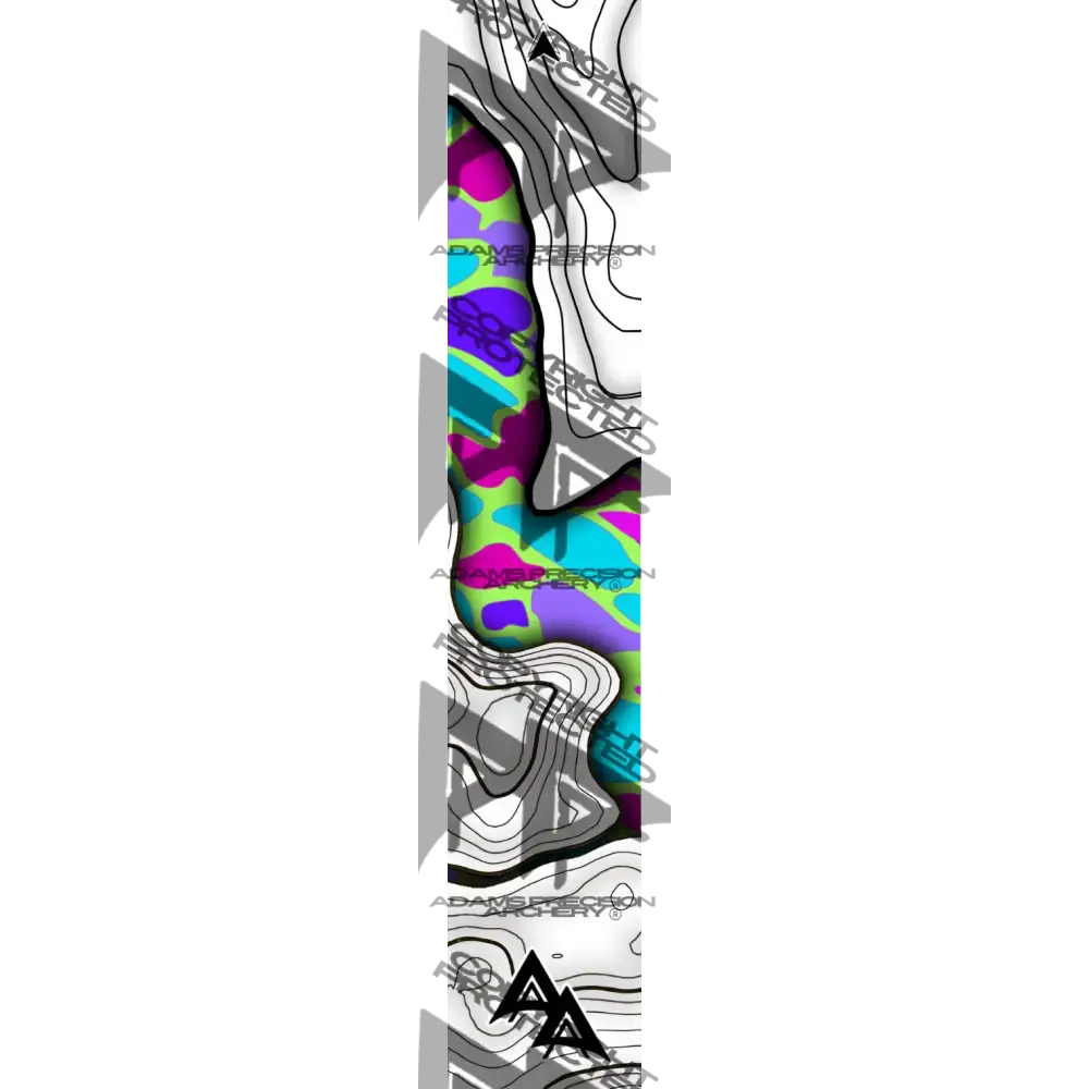 APA LAKE TOPO SERIES ARROW WRAPS - DUCK CAMO - NEON