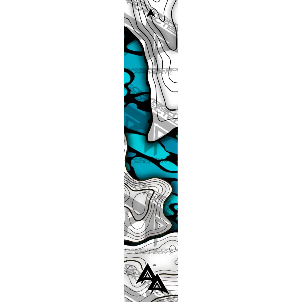 APA LAKE TOPO SERIES ARROW WRAPS - DUCK CAMO - TEAL/BLACK