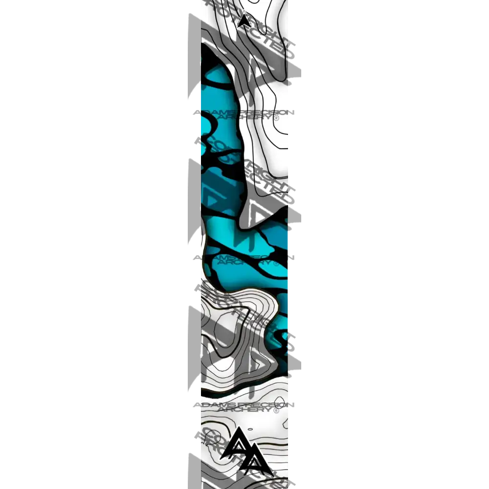 APA LAKE TOPO SERIES ARROW WRAPS - DUCK CAMO - TEAL/BLACK