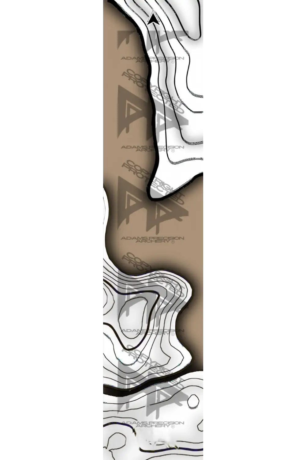 APA LAKE TOPO SERIES ARROW WRAPS - EARTH
